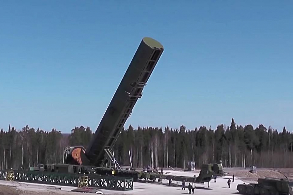 Russia To Test-Launch "SARMAT" Hypersonic ICBM Before Putin-Biden Meeting